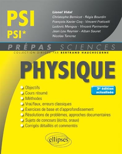 Download Physique PSI/PSI* - 3e édition actualisée Download Physique PSI/PSI* - 3e édition actualisée