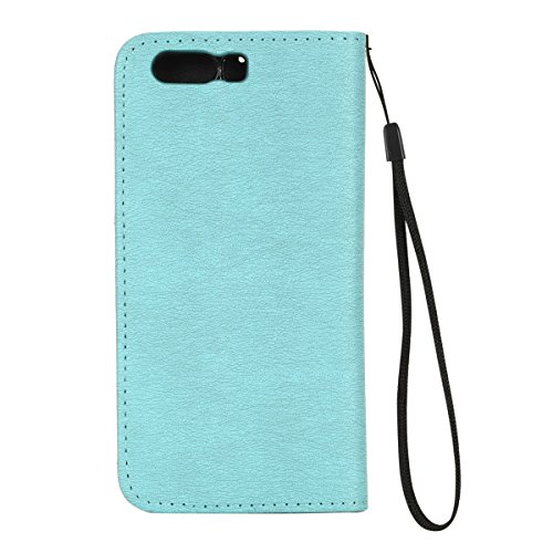 Huawei P10 Lederhülle,Huawei P10 Brieftasche,JAWSEU Vintage Retro Blau Schwarz Magnetverschluss Bookstyle Lanyard/Strap Kunstleder PU Leder Brieftasche Hülle Wallet Case Flip Cover Hüllen Etui Silikon Back Rückseite Cover mit [Ständerfunktion] und [Kartenfächer]für Huawei P10+1xSchwarz Glitzer Bling Eingabestift-Blau Schwarz - 3