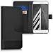 Produktbild kwmobile Hülle für Xiaomi Mi 5s - Wallet Case Handy Schutzhülle Kunstleder - Handycover Klapphülle mit Kartenfach und Ständer Anthrazit Schwarz