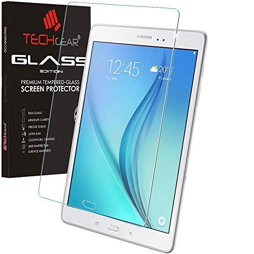 TECHGEAR Vidrio Compatible con Samsung Galaxy Tab A 9.7 Pulgada (SM-T550) - Auténtica Protector de Pantalla Vidro Templado