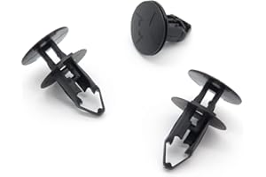 VVO Fasteners Lot de 10 clips pour pare-chocs avant et garniture Noir