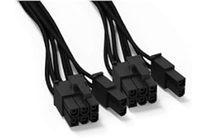 Be quiet! Câble d'alimentation 2 x PCIe 6 + 2 broches
