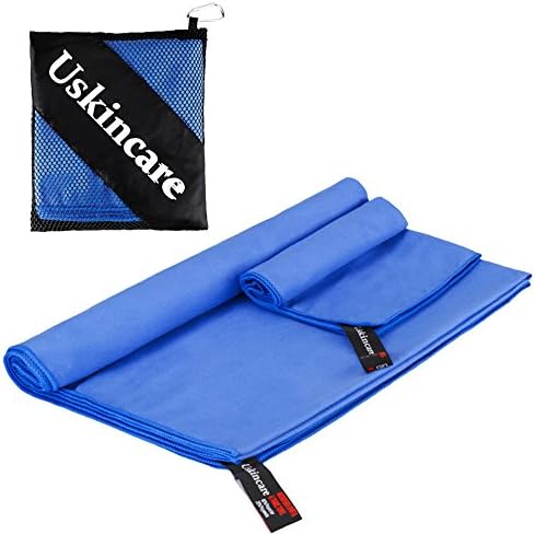 Microfibre Towel - Sports Towel for the Beach -Microfibre Travel Towel(Two size:Medium-36cm x 53cm+ Extra Large sizes-152cm x 76cm)+carry bag-Highly Absorbent Compact Lightweight Antibacterial and Quick Dry- EXTRA LARGE for Gym, Fitness, Swimming, Sports, Travel, Camping, Hiking, Beach, Yoga, Pilates, Bath, Shower