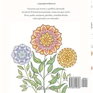Relájate Coloreando Flores: Pintar y relajarse. Un libro para colorear para adultos.