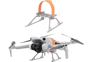 ZJRXM Mini 4 Pro Landefüße, Faltbares Verlängerungsfahrwerk Kit für DJI Mini 4 Pro Zubehör, Mini 4 Pro Drohne Erweiterte Fahrwerk Landegestell