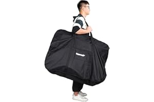 SUNTTELF Bolsa de viaje plegable para bicicleta de 26 pulgadas apta para bicicletas plegables con 26 pulgadas o menos maletín de transporte para bicicleta, bolsa de transporte de bicicleta de viaje
