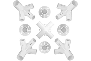 BESDIRECT Pièces de Rechange pour 3x3m Gazebo auvent Tente Pieds Coin connecteur Central 25 / 19mm, Accessoires de Tente pour Voyage de Camping en Plein air