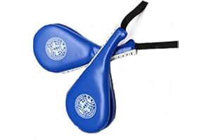 FLOVING Taekwondo Dur Double Butée Cible Tae Kwon Do Karaté Kickboxing TKD Kicking Pad