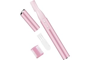 HDXH 1 PCS Eyebrow Hair Removal for Women Men,Mini Portable Eyebrow Trimmer,Electric Eyebrow Shaver for Eyebrows, Lips, Cheeks, jaw, Whatever You Need（Pink）