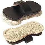 Stübben Kardätsche mit Lederrücken Rosshaar