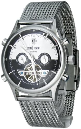 Constantin Durmont Men's Watch Baton Rouge CD-BATO-AT-STM-STST-BKWH