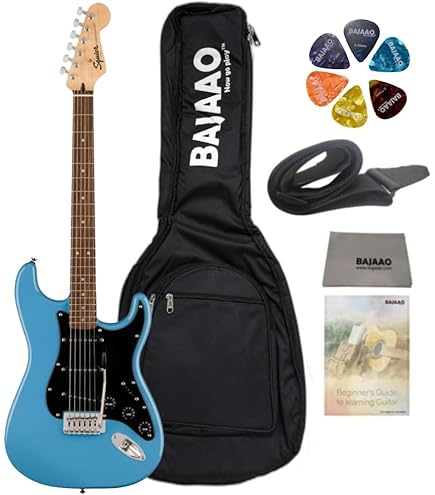 Fender Squier Sonic Mustang Hh Mn Electric Guitar with Gig-Bag