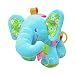Singring Baby Pram Crib Activity Plush Blue Elephant Toy Stroller Clip on Toy