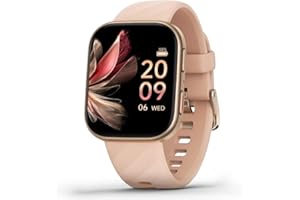 FITVII Health & Fitness Tracker (Answer/Make Calls), Smart Watch with 24/7 Heart Rate and Blood Pressure, Sleep Tracking Blood Oxygen Monitor, 120 Sport Mode Activity Tracker