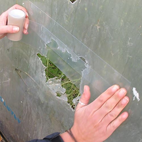 Polytunnel/Greenhouse Repair Tape - Transparent Polyethylene Tape - 25m Roll