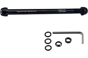 Besreey Axe Traversant pour Home Trainer,Remplacement Axe Roue Arrière/Vant - Accessoire Cyclisme Installation Facile Adulte Adolescent