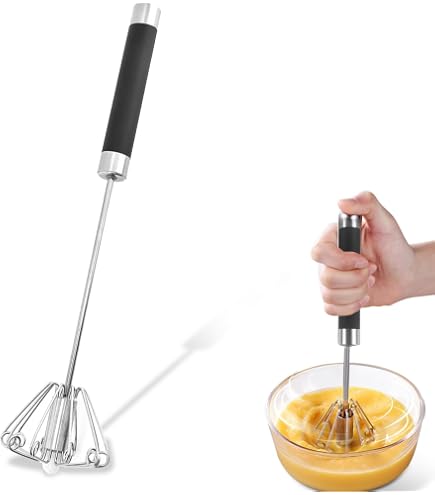 FortuneGlobe 2pcs Petit Fouet de Cuisine Portable en Acier Inoxydable, Fouet à Billes Professionnel avec Griffes Semi-Rigides, Battre, Fouetter et Agiter pour Pâtisseries et Sauces FortuneGlobe 2pcs Petit Fouet de Cuisine Portable en Acier Inoxydable, Fouet à Billes Professionnel avec Griffes Semi-Rigides, Battre, Fouetter et Agiter pour Pâtisseries et Sauces