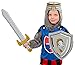 Produktbild 3-teiliges * SUPER RITTER SET * mit Schwert, Schild und Helm für Kinder aus Moosgummi mit Aufdruck für Kindergeburtstag oder Mottoparty von Folat // Helmet Sword Shield Knight Ritter Mittelalter Geburtstag Verkleidung Fasching Karneval