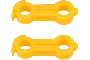 eMagTech 2 Pezzi 5 mm Anello per Trattamento Zampe Divaricate per Uccelli Fasce per Zampe Divaricate per Pappagallini Inseparabili E Parrocchetti da Esposizione Arancione