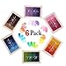 Produktbild Set von 6 Craft Ink Pads Regenbogen DIY Multicolor Craft 24 Farben