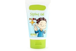 GOWWIM Kids Hair Gel,Styling Gel for Kids All Natural Baby Hair Gel Medium-Strong Hold | Alcohol-Free |Fruit fragrance| 4.4oz.
