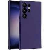 Zore Galaxy ile uyumlu S24 Ultra Kılıf Zore Premier Silikon Kapak Lacivert