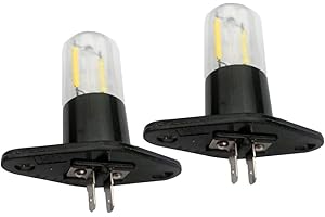 QLEE Led Z187 Mikrowellenherd Birne Gerade T170 Glühlampe 240v 1.5 watt Äquivalent 20 watt Lampe Für Lg Sharp Midea Kühlschrank Elektrische Dunstabzugshaube Licht, 2 Paket T170 Gerade