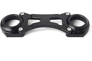 T | TARAZON Tarazon CNC - Ammortizzatore forcella in alluminio per moto da 49 mm per Harley Davidson Dyna Super Glide FXD 2006-2014 Street Bob 2006-2017 Low Rider FXDL