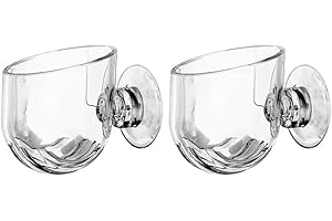 DONGKER Tazza Piante Acquario,2 Pezzi Vaso per Piante Acquatiche in Acrilico con Ventosa per Decorazioni per Acquario Pesci Serbatoio