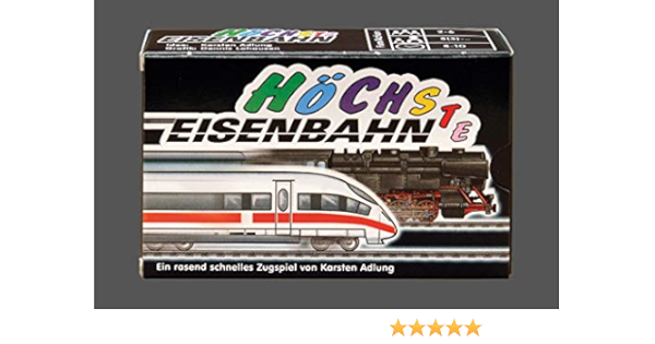 Adlung Spiele 121040 Hochste Eisenbahn Amazon De Spielzeug