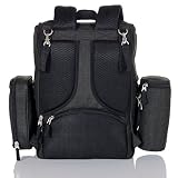 LCP Kids grosser Baby Wickel Rucksack AUSTIN 5 teilig mit Wickelunterlage Thermo Flaschenwärmetasche Kinderwagen Universal Befestigung Haken und 2in1 Windeltasche mit Feuchttuchspender - 8