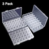 IN PERFEKTER GRÖßE: Die große durchsichtige Kunststoff Organizer Box in unserem Set ist 11 x 17,5 cm groß, die kleinen Behälter in diesem sind 10 cm breit und die einzelnen Fächer sind 2 x 2 x 2,4 cm groß. Wir könnten verschiedene Gegenstände, Ohrringe, Malpaletten, Kosmetika, Tabletten, Webstuhlbänder usw. Lagern