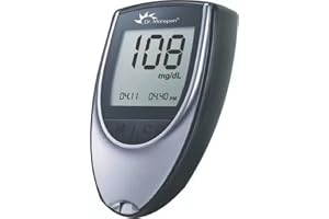 Dr. Morepen BLOOD GLUCOSE Glucometer (BLACK&GREY)