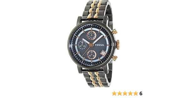 Buy Fossil Chronograph Black Dial Women 