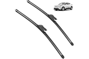 AUTOPIXL LHD RHD przednia tylna wycieraczka zestaw ostrzy kompatybilny z Toyota C-HR CHR 2016 2017 2018 2019 2020 2021 2022 2023 szyba przednia 26 "16" 14" (Color : Front, Size : LHD)