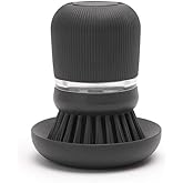 Brabantia bulaşık yıkama fır&ccedil;ası, plastik, koyu gri, tek beden, ayakkabı