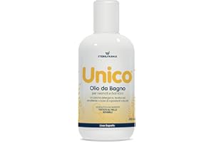 STERILFARMA EVOLUTION Huile de bain Unico - Nourrissant en profondeur - Emulsion apaisante et émolliente - INGREDIENTS NATURELS - convient pour nourrir et nettoyer la peau délicate des bébés dès la naissance (200 ml)
