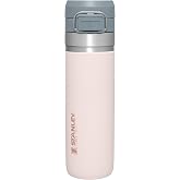 Stanley 1913 Quick Flip Water Bottle 0.71L - Rose Quartz | Water Bottle Keeps Cold 12 Hours &ndash; Leak Proof &ndash; BPA-Free Water Bot