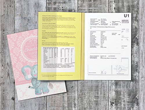 U-Heft Hülle SET rosa Little Lady Untersuchungsheft & Impfpasshülle personalisierbar - 8