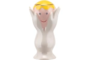 Alessi Angelo Miracolo AGJ01 3 - Estatuita de diseño en Porcelana, Decorada a Mano