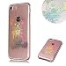 Produktbild Aearl iPhone 7 8 Hülle Silikon Shiny Laser Bunt Gemälde Muster Dünn TPU Transparent Klar Schutz Stoßfest Bumper Cover mit Schutzfolie für iPhone6 8 7, Süßer Bär