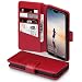 Produktbild TERRAPIN, Kompatibel mit Huawei P20 Lite Hülle, [ECHT Leder] Brieftasche Case Tasche mit Standfunktion Kartenfächer und Bargeld - Rot EINWEG