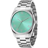 Giordano Analog Watch for Men with Round Dial, Roman Numeric Indices and Stainless Steel Strap - GZ-50112