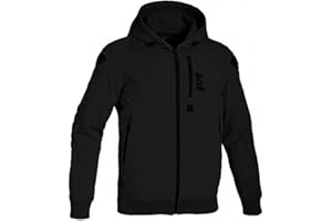Jet Chaqueta Moto Capucha Hoodie Verano con Armadura Soft Shell