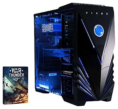 Vibox Barracuda Unité centrale Gaming Néon Bleu (Intel Core i5, 8 Go de RAM, 120 Go, Nvidia GeForce GTX 960 )