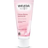 WELEDA Crème Mains Apaisante – Soin Apaisant et Hydratant, Peaux Sensibles Sujettes aux Irritations, Protège du Dessèchement,