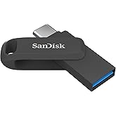 SanDisk 128GB Ultra Dual Drive Go USB Type-C Flash Drive, up to 400 MB/s, with reversible USB Type-C and USB Type-A connector