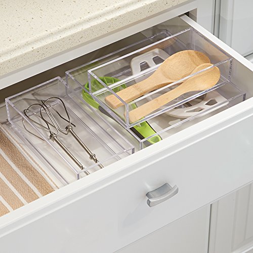 InterDesign 49670EU Clarity Schubladen-Organizer 10 x 20,5 x 5 cm - 8