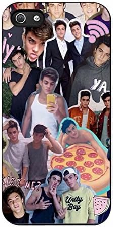 Dolan Twins Collage Case / Color Black Rubber / Device iPhone 5/5s