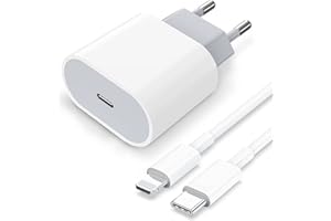 VEEOOI iPhone schnellladegerät PD 25W USB C Netzteil Stecker Power Adapter mit 1m Typ C Ladekabel Kabel für iPhone XS/11/12/12Mini/13/13 Pro/14/14 Plus/14 Pro Max/SE/iPad